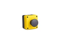 P Series Plastic 1 Hole BDMH + C3BK (NO) Yellow-Black Control Box